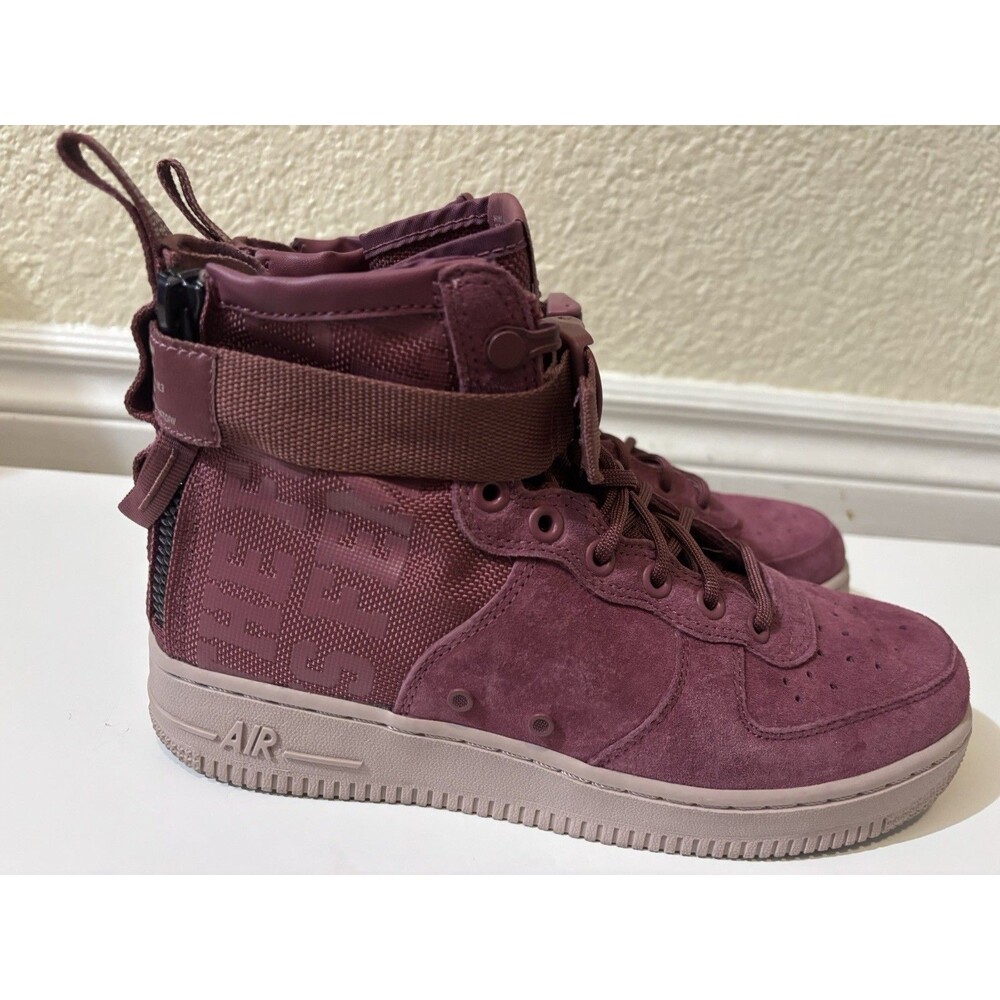 Nike SF Air Force 1 Mid Force Is Female Vintage Wine Women’s Size 7.5 AJ1698-600